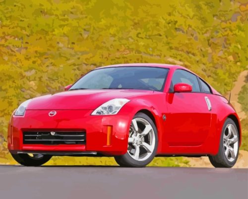 Nissan 350z Paint By Numbers