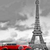 Paris With Car Paint By Numbers