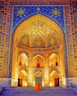 Samarkand Uzbekistan Paint By Numbers