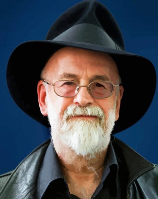 Terry Pratchett Writer Paint By Numbers