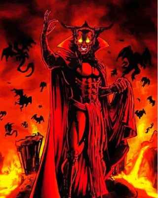 The Demon Mephisto Paint By Numbers