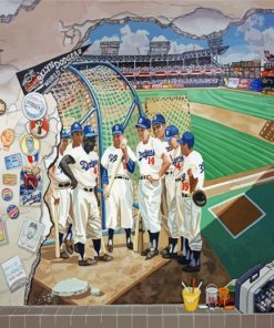 The Brooklyn Dodgers Paint By Numbers