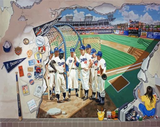 The Brooklyn Dodgers Paint By Numbers