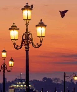 Venice Lamplight Paint By Numbers