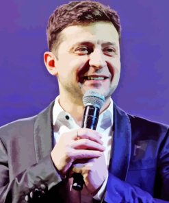 Volodymyr Zelenskyy Paint By Numbers