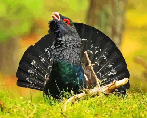 Western Capercaillie Paint By Numbers