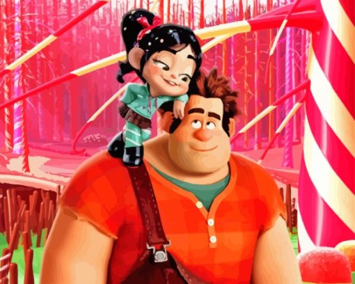 Wreck It Ralph Paint By Numbers