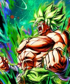 Aesthetic Dragon Ball Broly Paint By Numbers