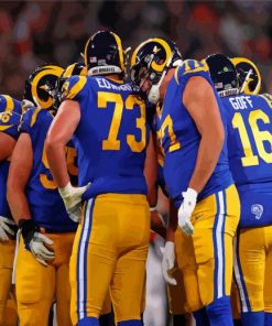 Aesthetic Rams Football Paint By Numbers