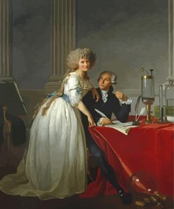 Antoine Laurent Lavoisier And His Wife By Jacques Louis David Paint By Numbers