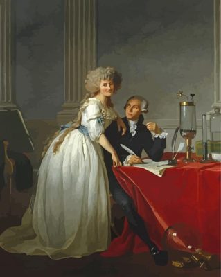 Antoine Laurent Lavoisier And His Wife By Jacques Louis David Paint By Numbers