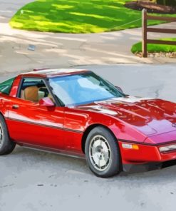 Corvette 1986 Paint By Numbers