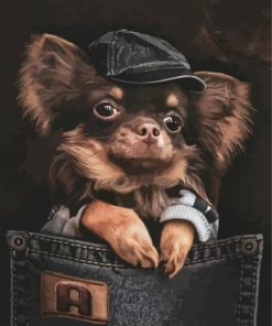 Cute Chihuahua Puppy Paint By Numbers