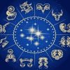 Horoscope Circle With Zodiac Signs Painting By Numbers