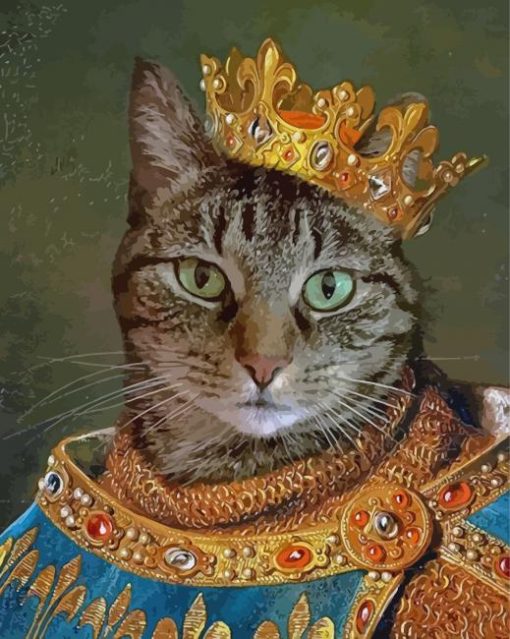 King Meow Paint By Numbers