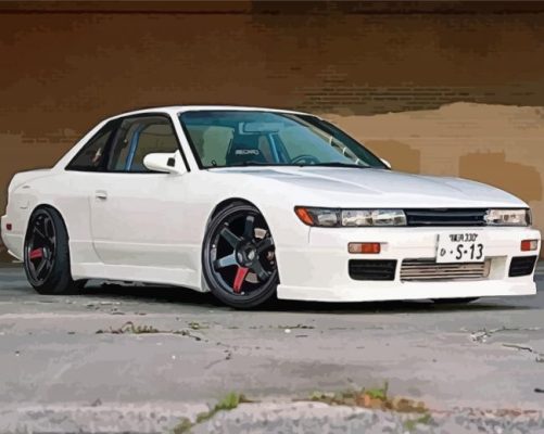 Nissan Silvia S13 Paint By Numbers