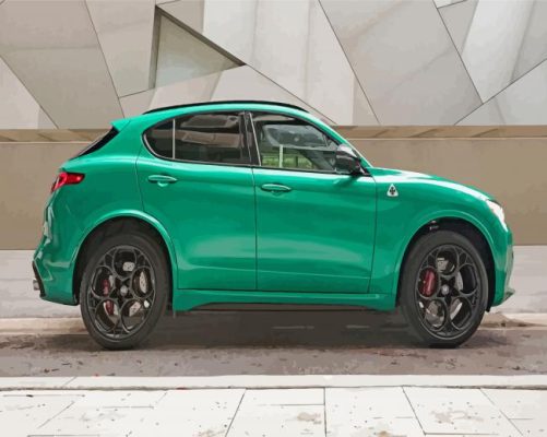 Stelvio Alfa Romeo Car Paint By Numbers