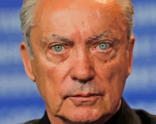 The Old Actor Udo Kier Painting By Numbers