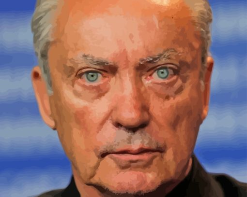 The Old Actor Udo Kier Painting By Numbers