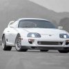 White Toyota Supra Mk4 Car Paint By Numbers