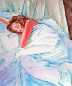 Woman Sleeping Paint By Numbers