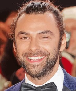 Aidan Turner Smiling Paint By Numbers