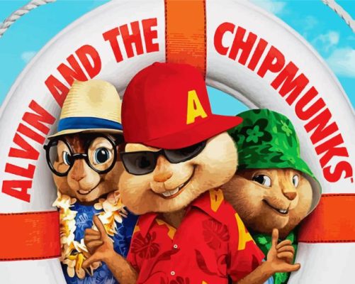 Alvin And The Chipmunks Paint By Numbers