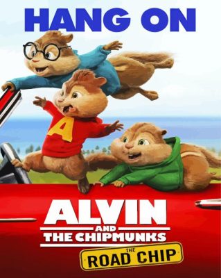 Alvin And The Chipmunks Road To Chip Paint By Numbers