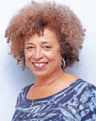 Angela Davis Activist Paint By Numbers