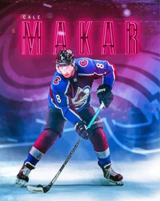 Cale Makar Player Paint By Numbers