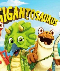 Gigantosaurus Animation Poster Paint By Numbers