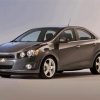 Grey Chevrolet Sonic Paint By Numbers