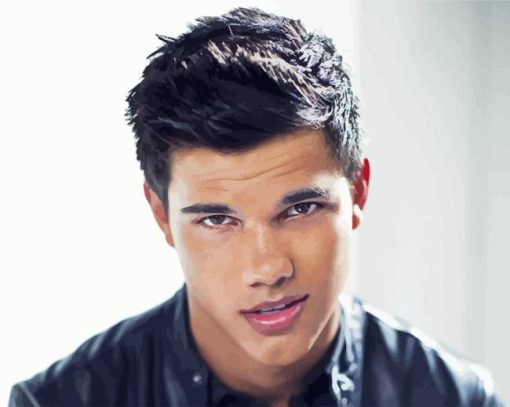 Handsome Taylor Lautner Paint By Numbers