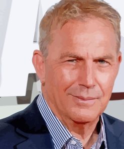 Kevin Costner Paint By Numbers