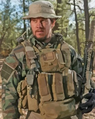 Marcus Luttrell Lone Survivor Paint By Numbers