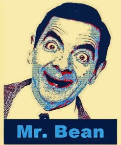 Mr Bean Poster Paint By Numbers