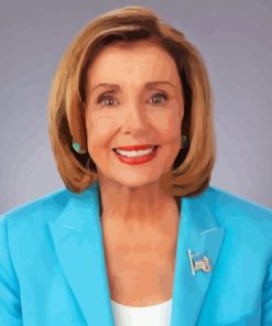 Nancy Pelosi Smiling Paint By Numbers