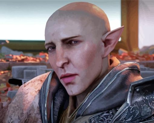 Solas Video Game Character Paint By Numbers