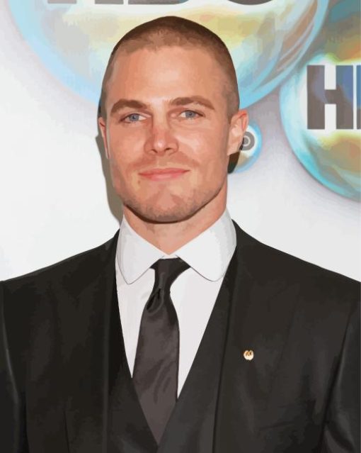 Stephen Amell Actor Paint By Numbers