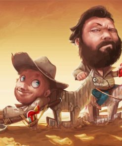 Terence Hill And Bud Spencer Paint By Numbers