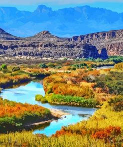 The Big Bend Paint By Numbers