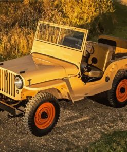 The Willys Jeep Paint By Numbers