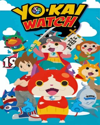 Yo Kai Watch Game Paint By Numbers