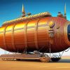 Dirigible Steampunk Paint By Numbers