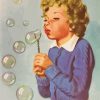 Girl Bubbles Paint By Numbers