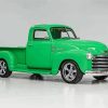 Green Camionnette Chevrolet Paint By Numbers