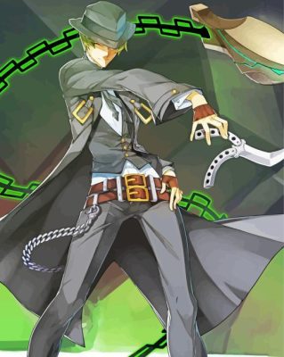 Hazama Anime Character Paint By Numbers