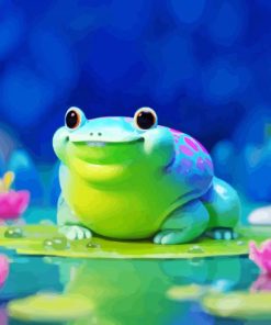 Swamp Frog Paint By Numbers