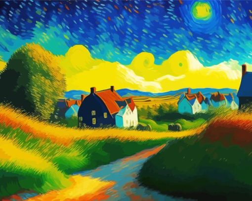 Van Gogh Landscape Paint By Numbers