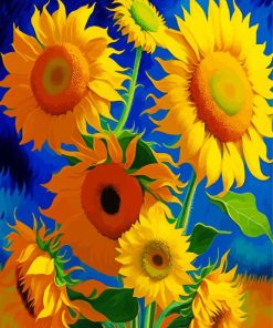 Van Gogh Sunflowers Paint By Numbers